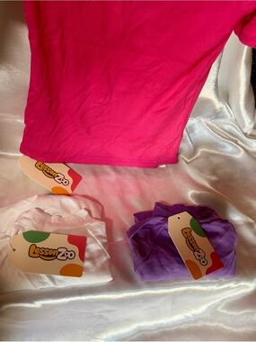 Pink/Purple/White Dog Shirts - Stretchy Comfort Tee